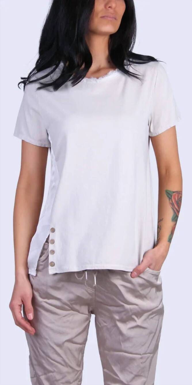 NEW GIGI MODA lazio top in beige